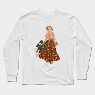 Plant Lady Shopping 2 Long Sleeve T-Shirt